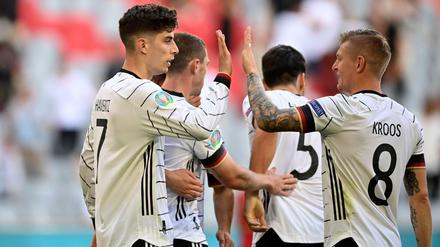 Kai Havertz traf zum 3:1 für Deutschland.