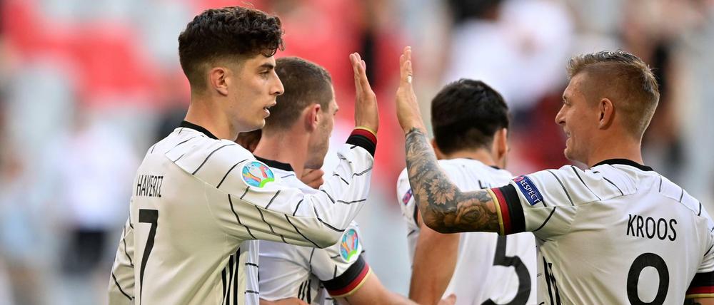 Kai Havertz traf zum 3:1 für Deutschland.