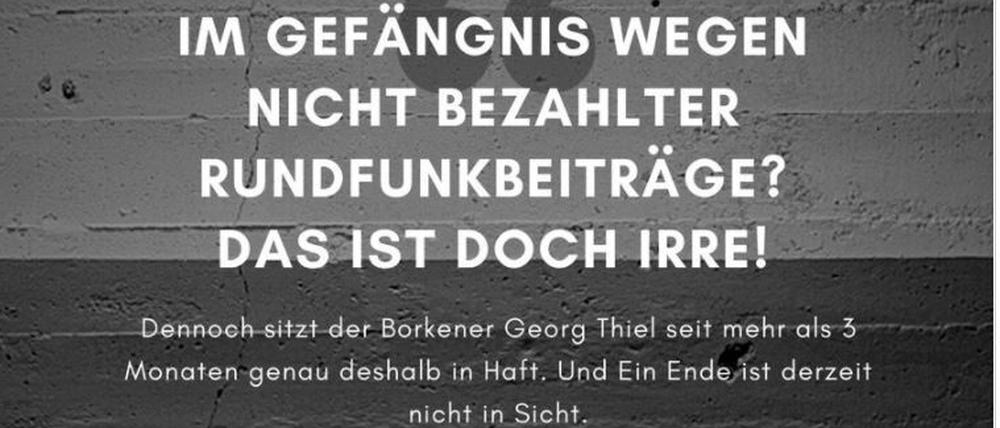 Unter dem Hashtag #FreeGeorgThiel" versammeln sich seine Unterstützer. 