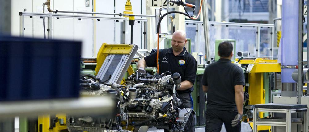 Unterschätzter Industriestandort: In Berlin gibt es einige große fertigende Betriebe wie das Mercedes-Benz-Werk im Ortsteil Marienfelde. Weitere Industriearbeitgeber befinden sich direkt jenseits der Landesgrenze im Brandenburger Umland.