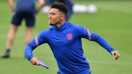 Bisher war Englands Jadon Sancho beim Training präsent, aber nicht bei den Spielen.