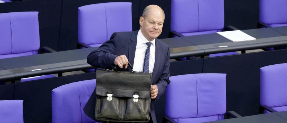 Braucht mehr neue Kredite: Olaf Scholz, Bundesminister der Finanzen.