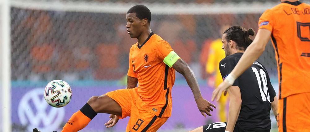 Kapitän Gini Wijnaldum und die Niederlande ließen Österreich kaum eine Chance.