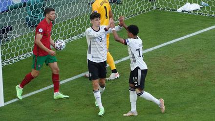 Am Samstag siegte die deutsche Nationalmannschaft mit 4:2 gegen Portugal.