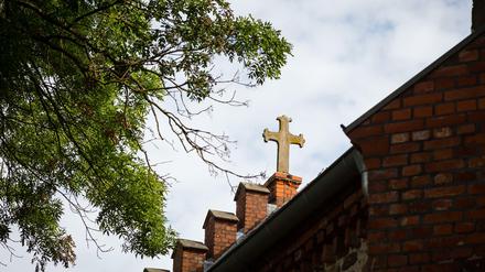 Eine Dorfkirche in der Uckermark.