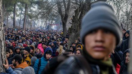 Druck auf die EU: Im Winter 2020 hatte die Türkei die Grenze zu Griecheland kurzzeitig geöffnet.