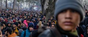 Druck auf die EU: Im Winter 2020 hatte die Türkei die Grenze zu Griecheland kurzzeitig geöffnet.