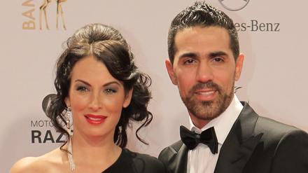 Bushido (r.) mit Ehefrau Anna-Maria bei einer Gala im Jahr 2011. 