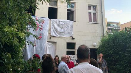 Hoffest in der Alten Schönhauser Straße 26 am Montag, 21. Juni 2021.