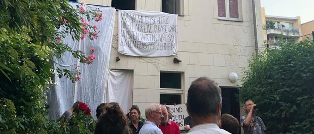 Hoffest in der Alten Schönhauser Straße 26 am Montag, 21. Juni 2021.