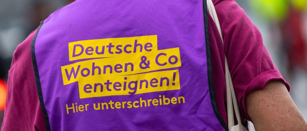 Für das Sammeln der Unterschriften hatte „DWenteignen“ vier Monate Zeit - bis Freitag