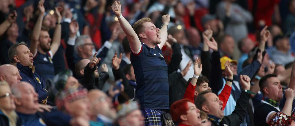 Zuschauer im Wembley-Stadion bei der EM.