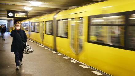 Kaum was los in Berlins U-Bahn.