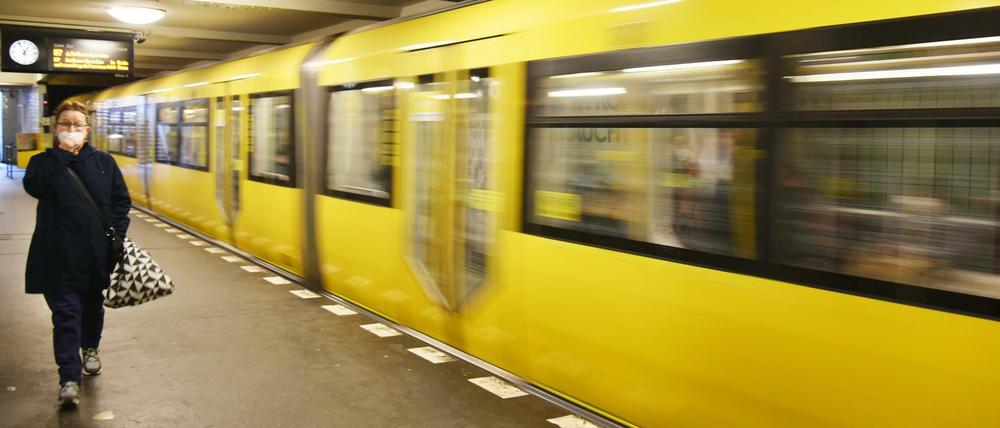Kaum was los in Berlins U-Bahn.