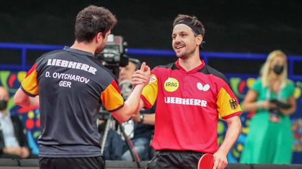 Im deutschen Finale um die Europameisterschaft setzte sich Timo Boll gegen seinen Teamkollegen Dimitrij Ovtcharov durch.