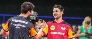 Im deutschen Finale um die Europameisterschaft setzte sich Timo Boll gegen seinen Teamkollegen Dimitrij Ovtcharov durch.