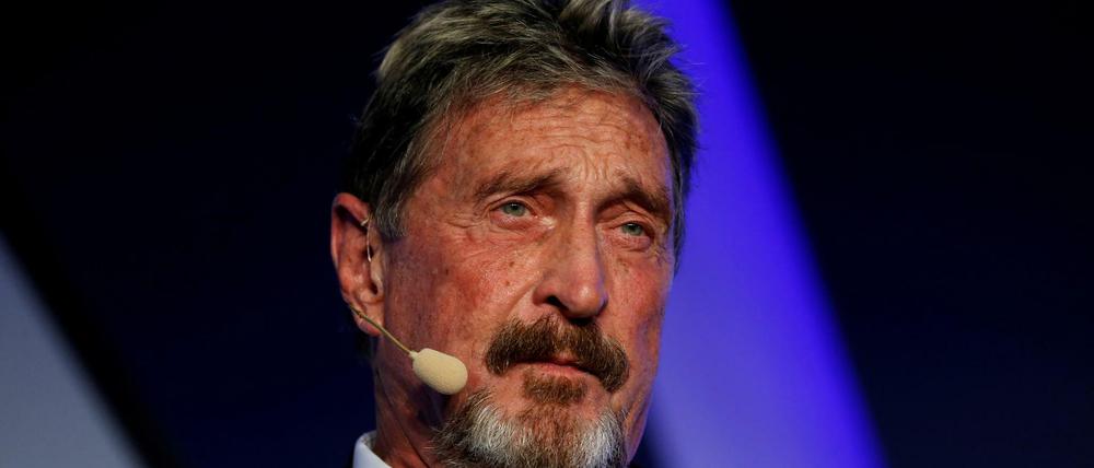 Softwarepionier John McAfee.