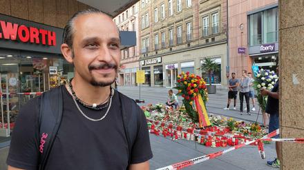 Chia Rabiei versuchte, den Angreifer mit seinem Rucksack zu stoppen.