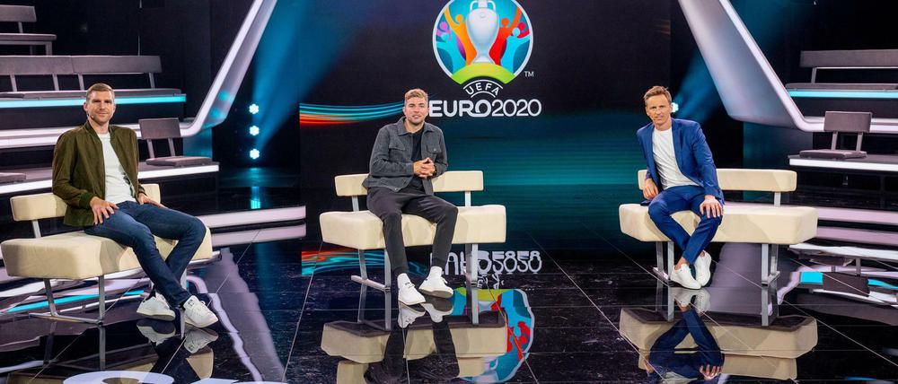 Gutes Team: Per Mertesacker,Christoph Kramer und Jochen Breyer