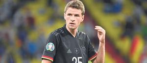 Die Null steht. Thomas Müller ist noch ohne Tor und ohne Vorlage. 