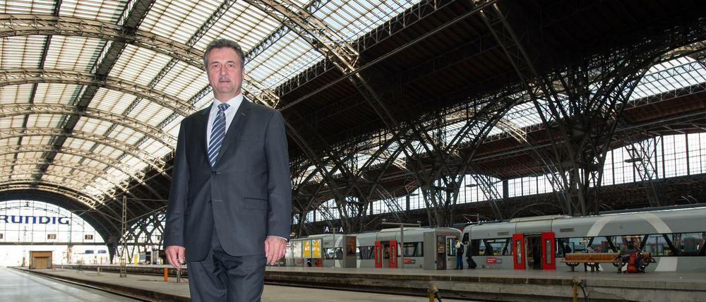 Der Vorsitzende der Gewerkschaft Deutscher Lokomotivführer, Claus Weselsky, will in diesem Sommer in den Arbeitskampf ziehen.
