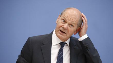 Olaf Scholz, Bundesminister der Finanzen.