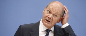 Olaf Scholz, Bundesminister der Finanzen. 