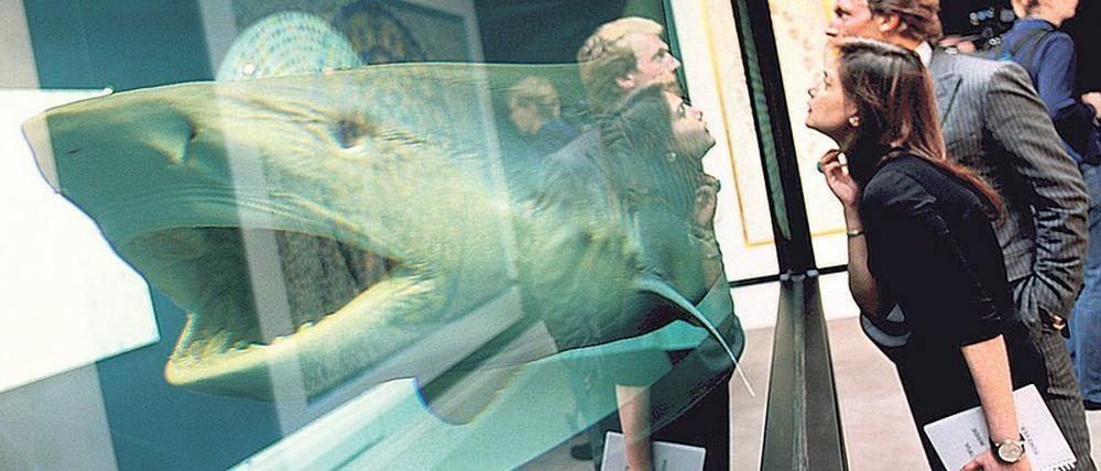 Der britische Künstler Damien Hirst ist ein Vorbild in Sachen Markenbildung. Er ist „der mit dem Hai“ und macht Millionen.