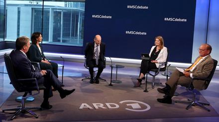 Die Kanzlerkandidaten in der ARD.