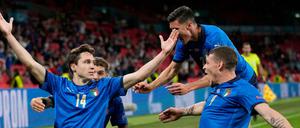 Federico Chiesa erlöste Italien mit seinem Treffer in der Verlängerung.