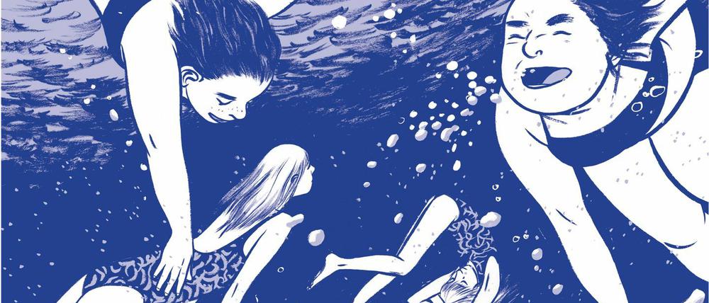 Eine Szene aus „Ein Sommer am See“ von Mariko und Jillian Tamaki.
