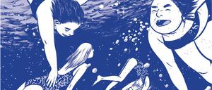 Eine Szene aus „Ein Sommer am See“ von Mariko und Jillian Tamaki.