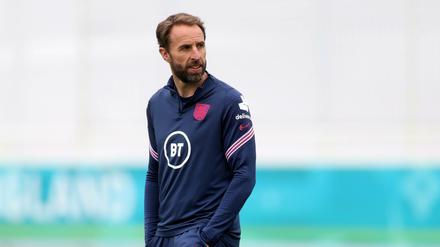 Vor dem Spiel gegen Deutschland will Southgate den Fokus auf die Gegenwart und Zukunft lenken.
