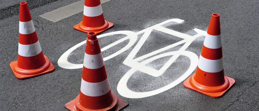 Noch viele Baustellen gibt es bei der Umsetzung der Verkehrswende in Berlin.