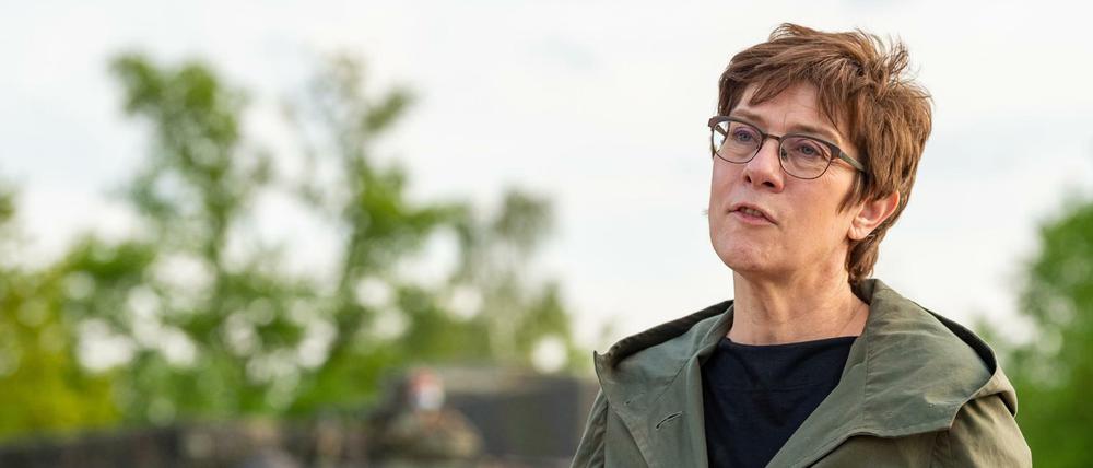 Die Verteidigungsministerin Annegret Kramp-Karrenbauer (CDU).