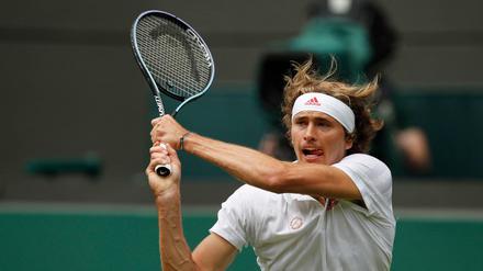 Gleich auf Betriebstemperatur: Alexander Zverev.