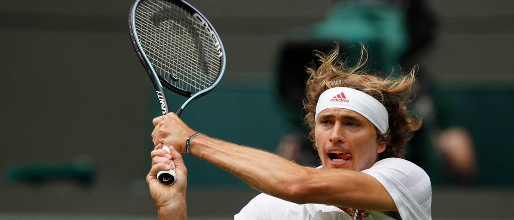 Gleich auf Betriebstemperatur: Alexander Zverev.