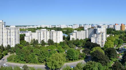 Viel grüner als manche denken. Das Märkische Viertel im Norden von Berlin-Reinickendorf.