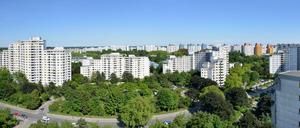 Viel grüner als manche denken. Das Märkische Viertel im Norden von Berlin-Reinickendorf.