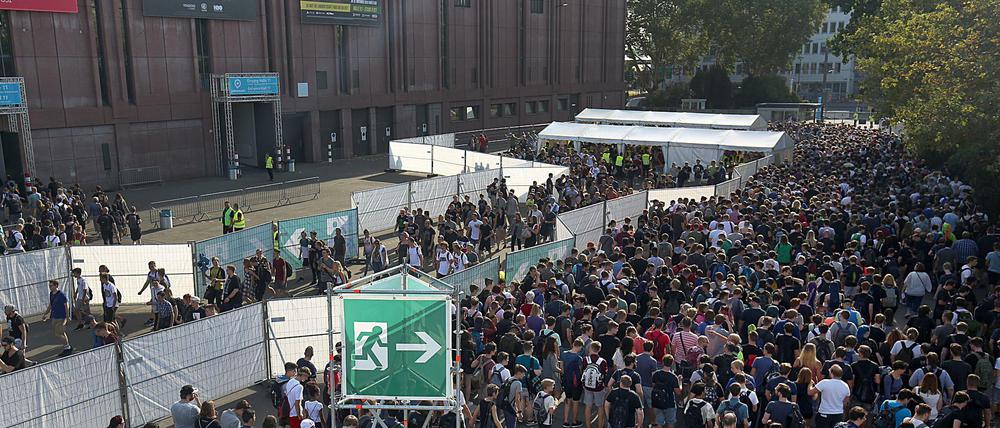 So groß war vor der Pandemie der Andrang bei der Computer Spielemesse Gamescom in Köln. 