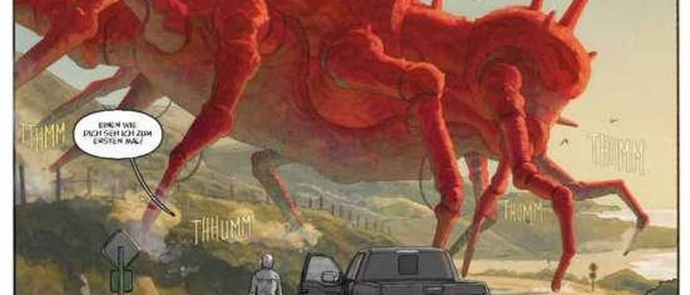 Dieses freundliche Wesen hält nicht nur den Verkehr auf, sondern verursacht auch üble Schwindelattacken.