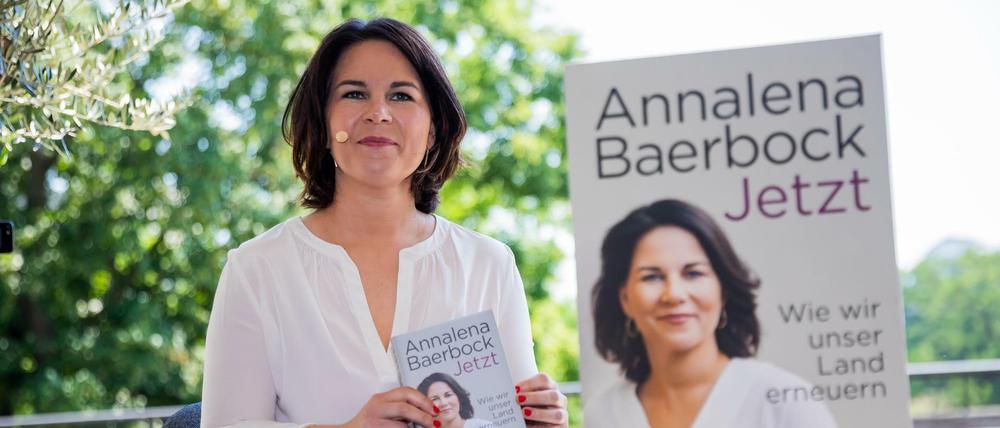 Annalena Baerbock bei der Vorstellung ihres Buches.