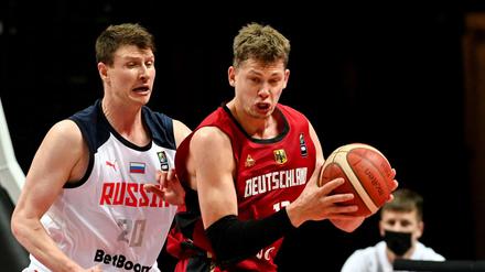 Der Berliner Moritz Wagner (rechts) zeigte vor allem in der ersten Hälfte eine starke Leistung. 
