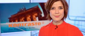 Weniger Ausgaben? Eva-Maria Lemke moderiert im Ersten "Kontraste", das ARD-Politikmagazin vom Rundfunk Berlin-Brandenburg.  