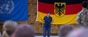 Annegret Kramp-Karrenbauer – hier bei einem Besuch in Mali Anfang Oktober 2019.