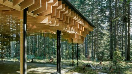 Das filigrane Meditationshaus des Stararchitekten Kengo Kuma.