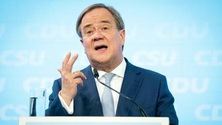 Der Kanzlerkandidat der Union: Armin Laschet (CDU).
