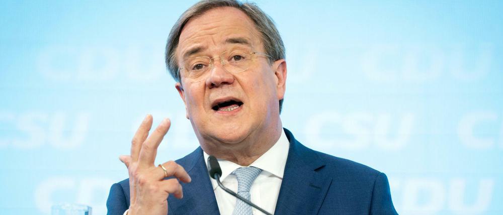 Der Kanzlerkandidat der Union: Armin Laschet (CDU).