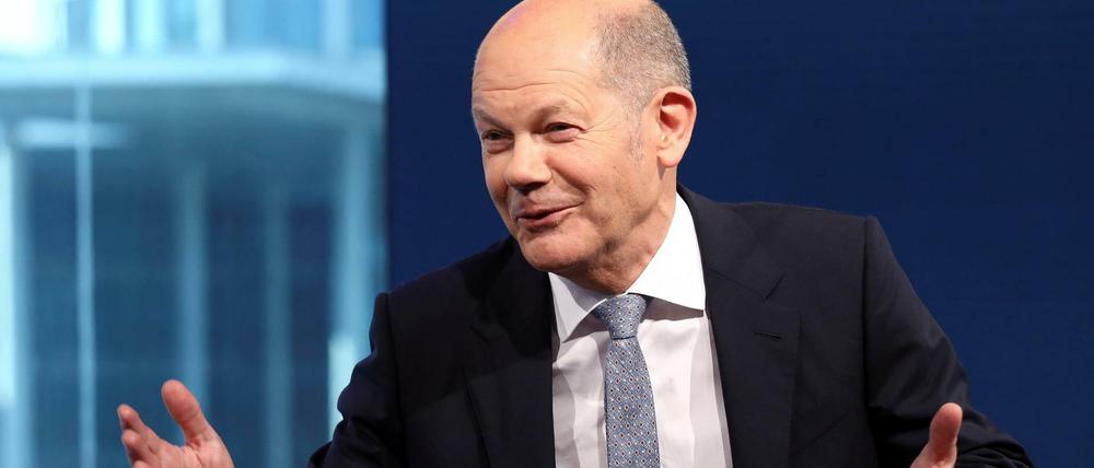 Olaf Scholz strotzt vor Selbstbewusstsein.