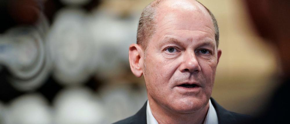 Der Bundesfinanzminister und SPD-Kanzlerkandidat Olaf Scholz.
